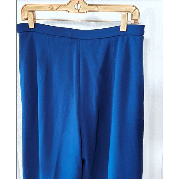 Vintage Ancora Structured Navy Wool Dress Pants - Picture 2 of 4